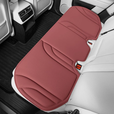 Wholesale, Four Seasons Pad - volcano-red-rear-seat-cushion-anti-fouling-leather-latex-cotton-core-not-tired-after-sitting-for-a-long-time