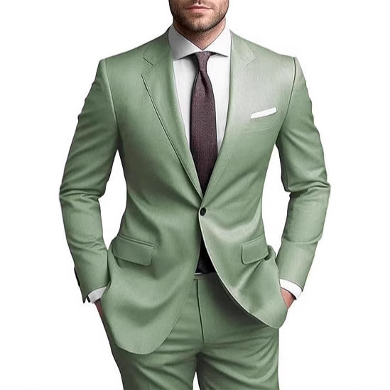 Cross-border Trade Men's Casual Suit suit Men's Ball Banquet Wedding Dress Formal Business Suit Two-piece Set Cross-border Trade Men's Casual Suit suit Men's Ball Banquet Wedding Dress Formal Business Suit Two-piece Set