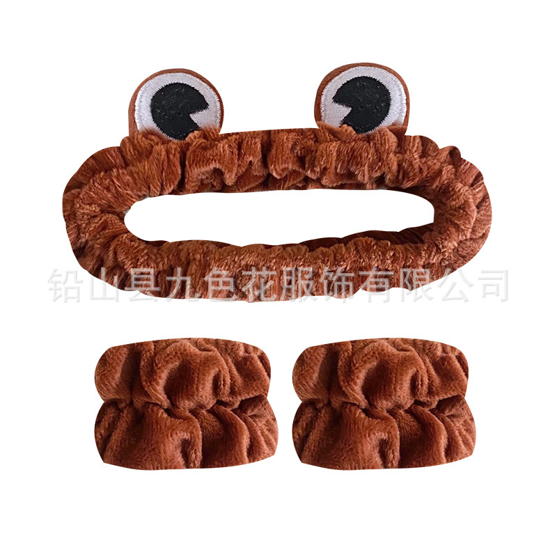 Braza de cabello marrón + 2 braza de muñeca