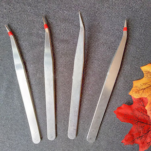 G166 One Yuan Elbow Tweezers Stainless Steel Finger Pliers 15cm Elbow Tweezers Maintenance Tool One Yuan One Supply