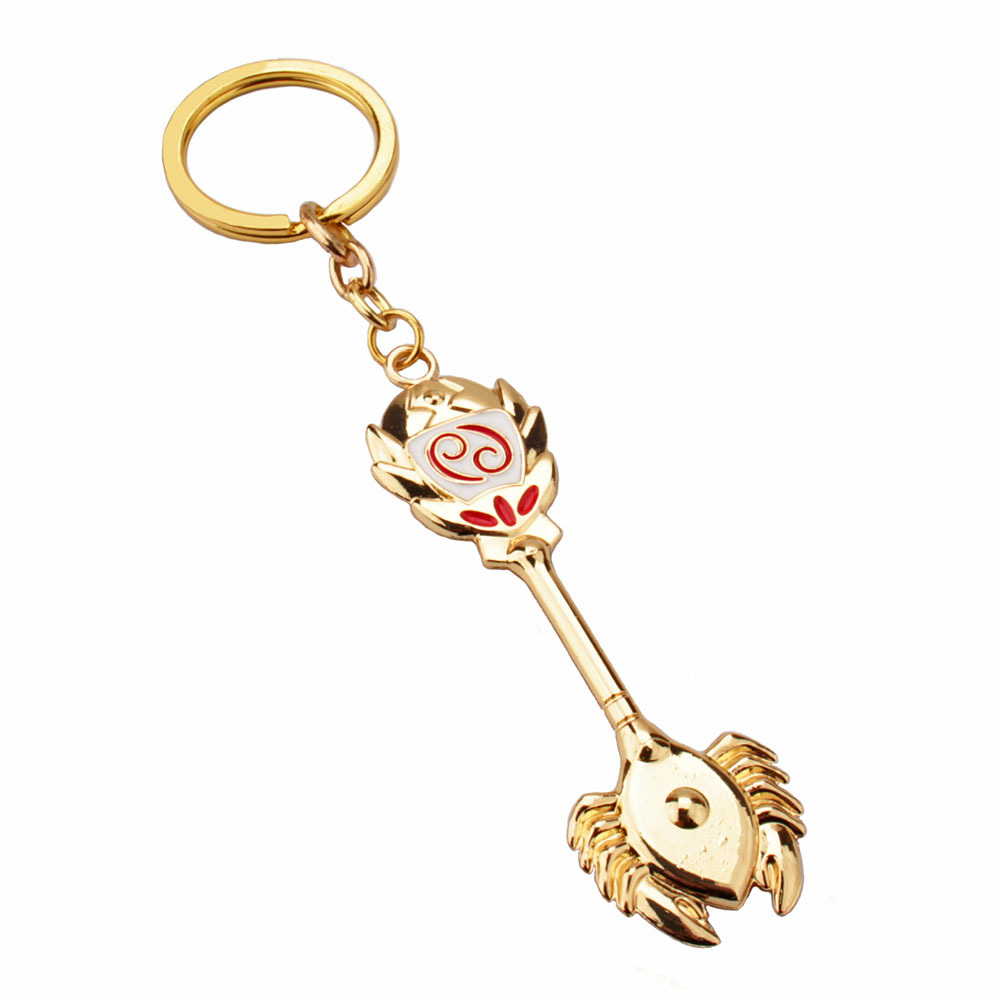 Anime periférica cola de hadas Lucy constelación doce Palacio Estrella Espíritu llavero accesorios León botella agua Virgo