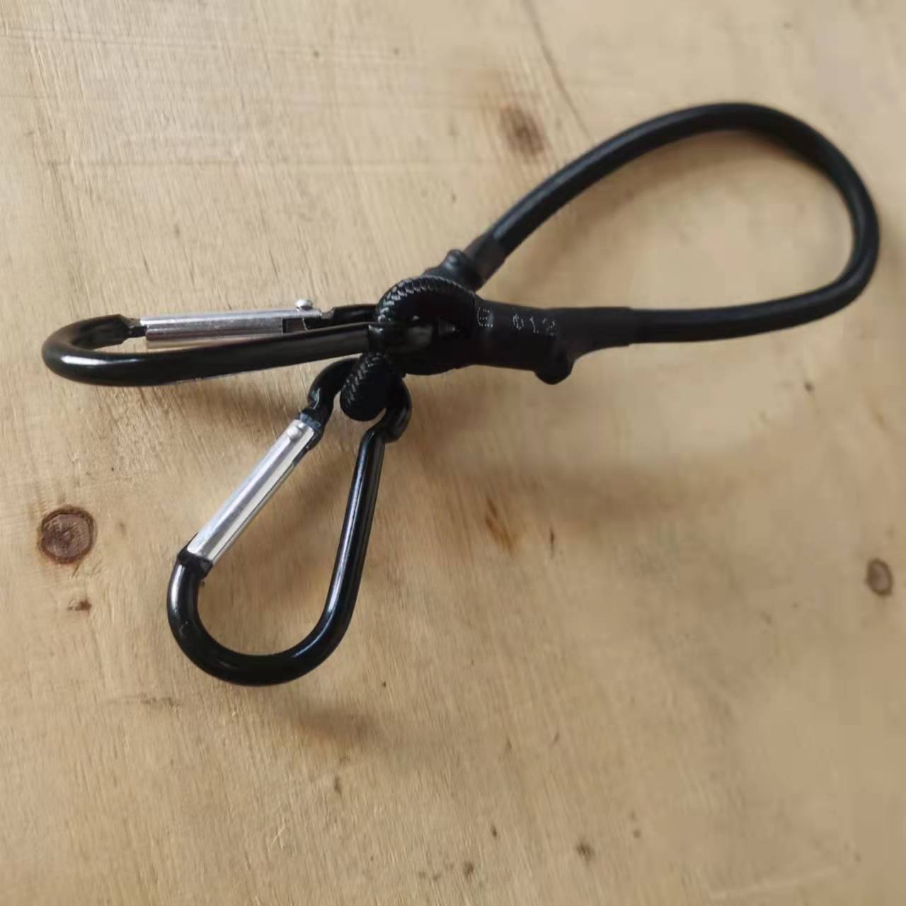 Suministro directo de fábrica equipaje vinculante elástico negro y blanco látex núcleo gancho cuerda bicicleta eléctrica motocicleta equipaje cuerda