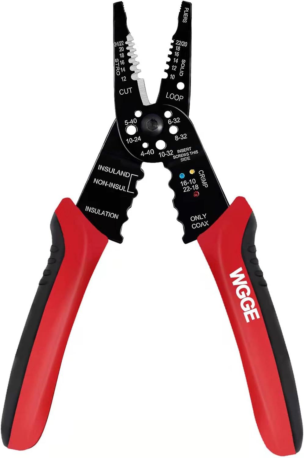 WGGE WG-015 Professional 8-inch Wire Stripper\/wire crimping