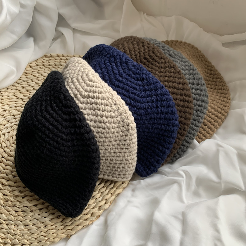 Gebreide beanie muts voor dames en heren warme wintermuts_voghion.com
