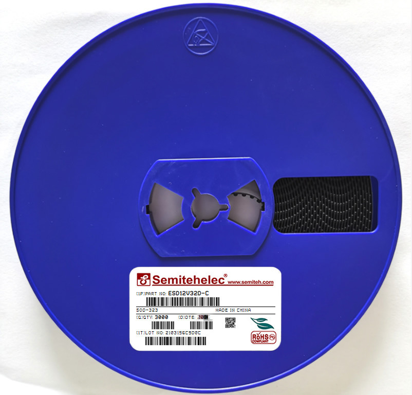 ESD12V32D-C ESD/TVS保护管 SOD-323 SEMITEH  全新原装正品