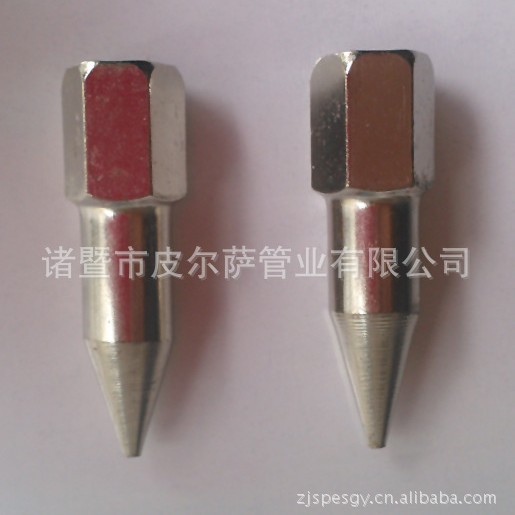 42mm尖油枪头 镀镍黄油枪尖嘴 诸暨厂家现货直销