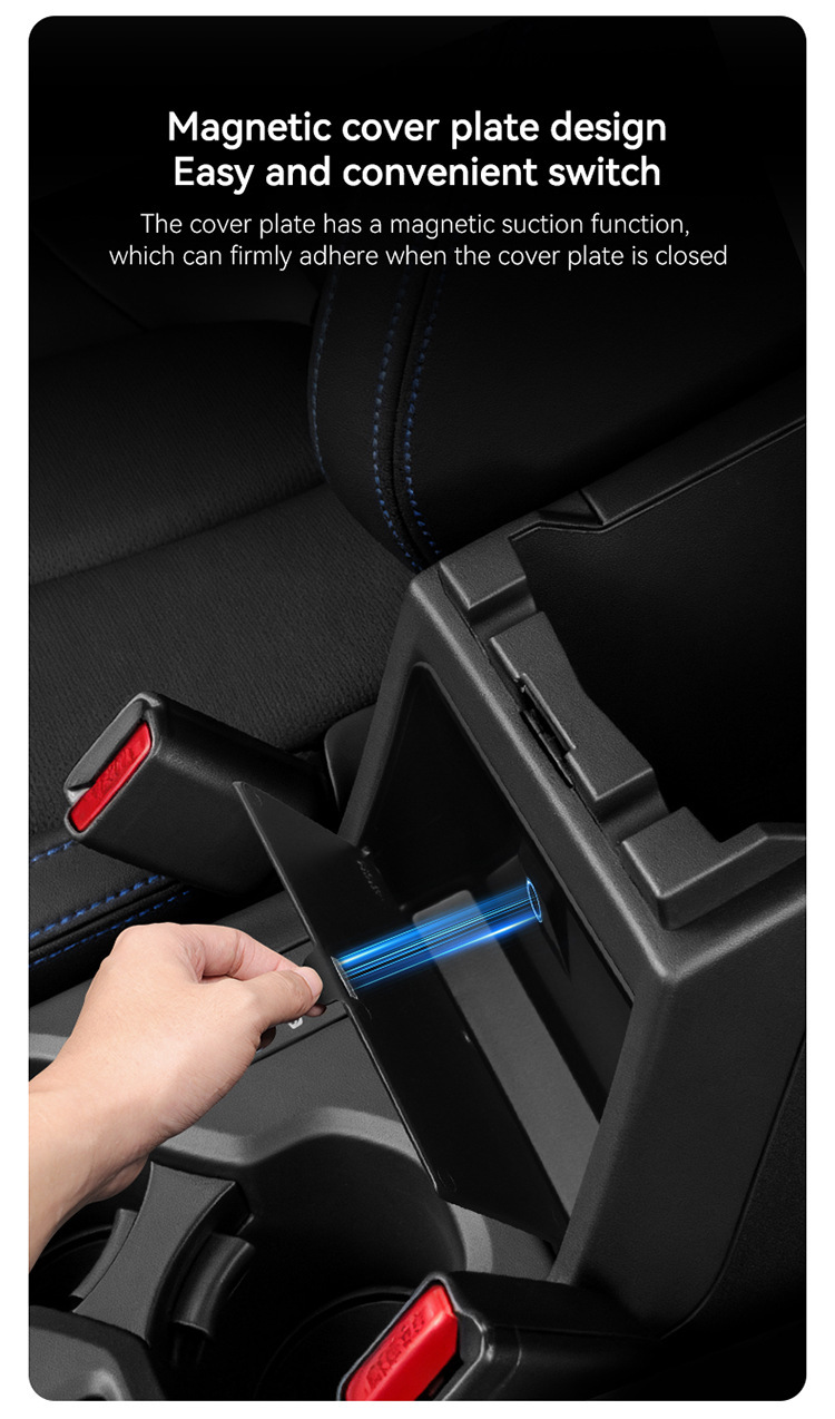 Suitable for 25 Subaru Forester Armrest Boxes, Hidden Storage Boxes, Storage and Storage Car Supplies Modification Accessories