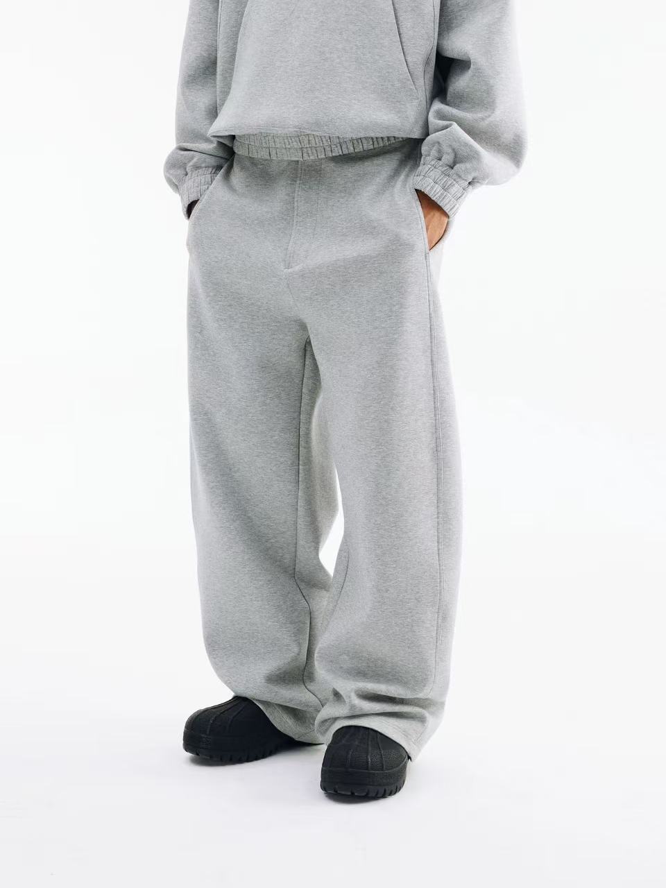 Comercio exterior marca de tendencia transfronteriza rectas de verano algodón de cintura alta pantalones deportivos casuales retro pantalones de estilo de vestir