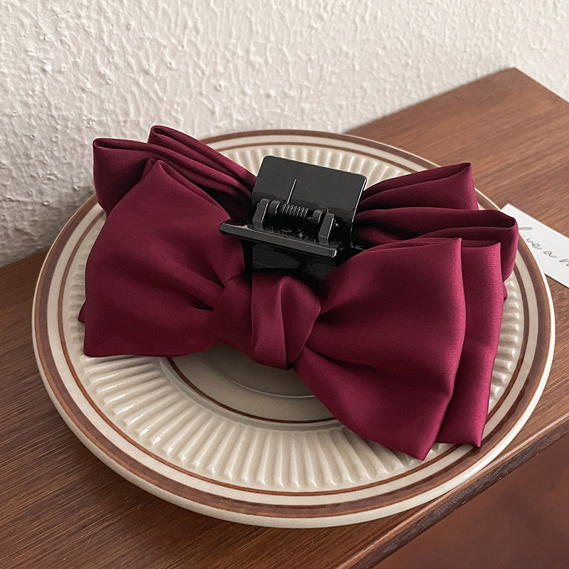 Otoño y invierno super fairy arco princesa cabeza agarrar clip de cabeza mujer detrás de la cabeza clip cuadrado muestra cara pequeña clip de pelo adornamiento de cabeza clip de pelo