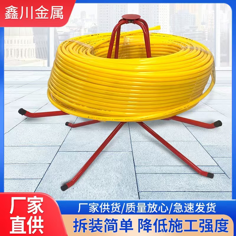 厂家批发支架盘管器地暖支架单双轴承加粗放管器放管工程专用