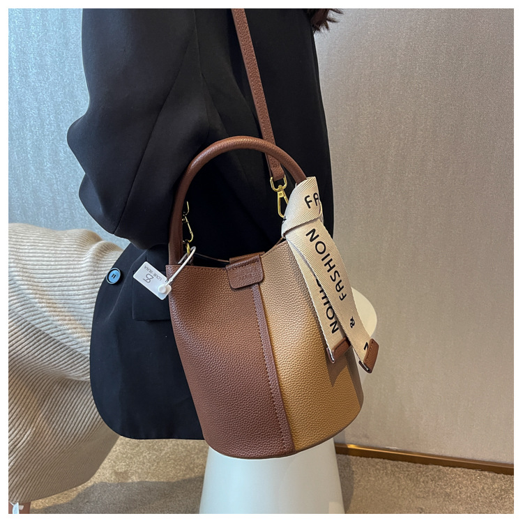 Borsa a tracolla secchiello donna autunno inverno borsa trendy spalla_voghion.com