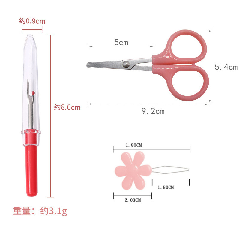 Nuevos productos transfronterizos Red Flowers Embroidery KIT Rosas rojas vasijas de bordado KIT Inglés aguja