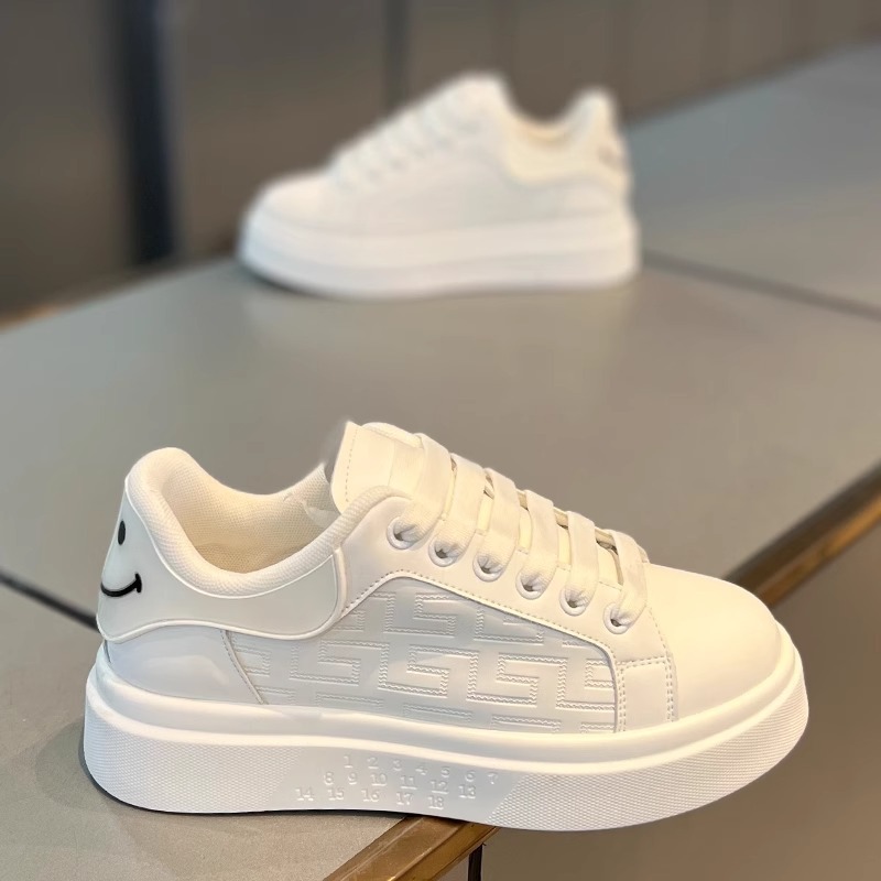 Zapatos Deportivos para Hombre, Primavera 2026, Nuevos, Transpirables, con Suela Gruesa, Aumentan la Estatura, Modernos, Versátiles, Casuales, Blancos