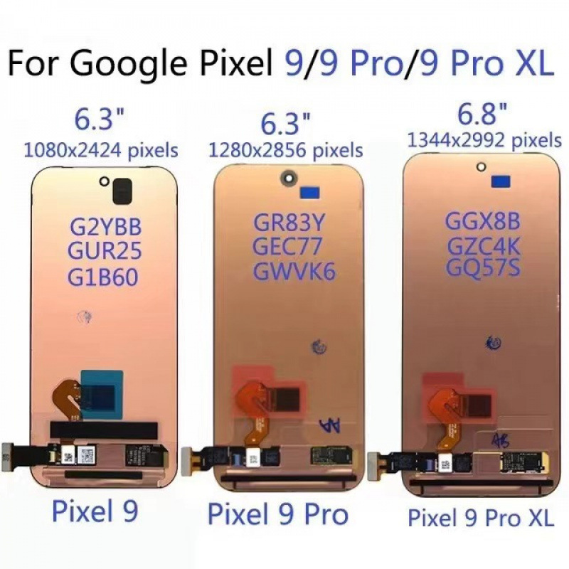 Applicable to Google Pixel 9Pro Screen Assembly, Pixel9/Pixel 9A/Pixel 9Proxl Display Screen