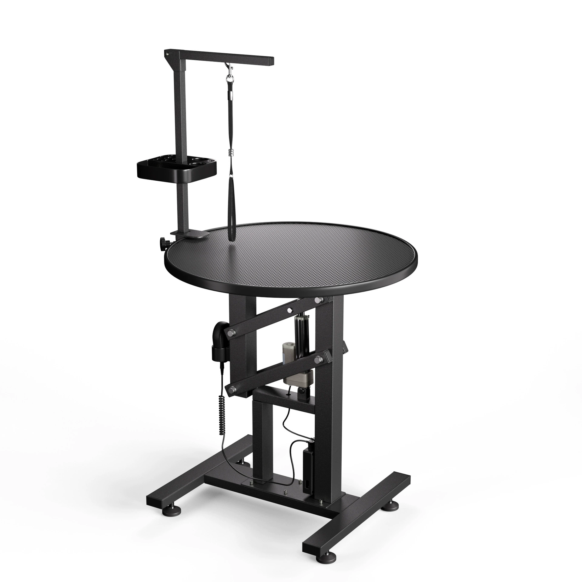 Стол для ухода за домашними животными Lohas, круглый стол для купания, выдувания и стрижки, электрический гидравлический подъемный вращающийся квадратный стол для ухода за кошками и собаками