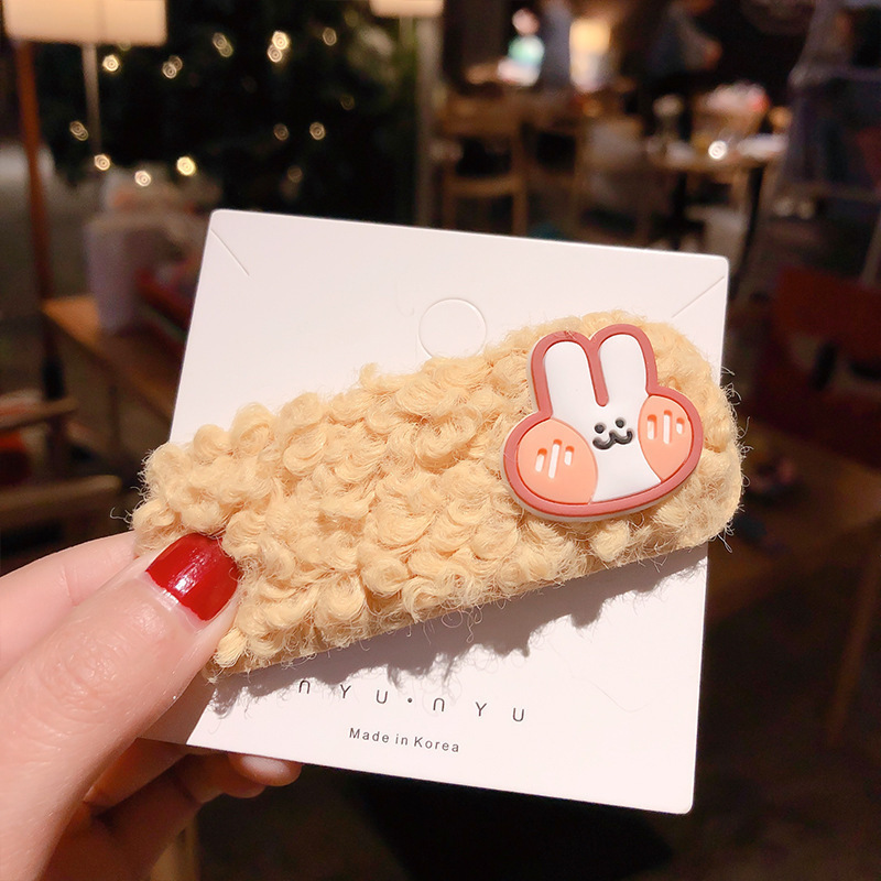 Corea del Sur Internet celebridad ins horquilla Super Hada Cordero lana clip