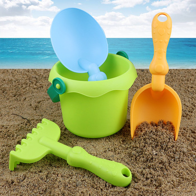 children Sandy beach Toys full set wholesale Child Dredging Bathing Toys suit Beach Bucket Shovel tool