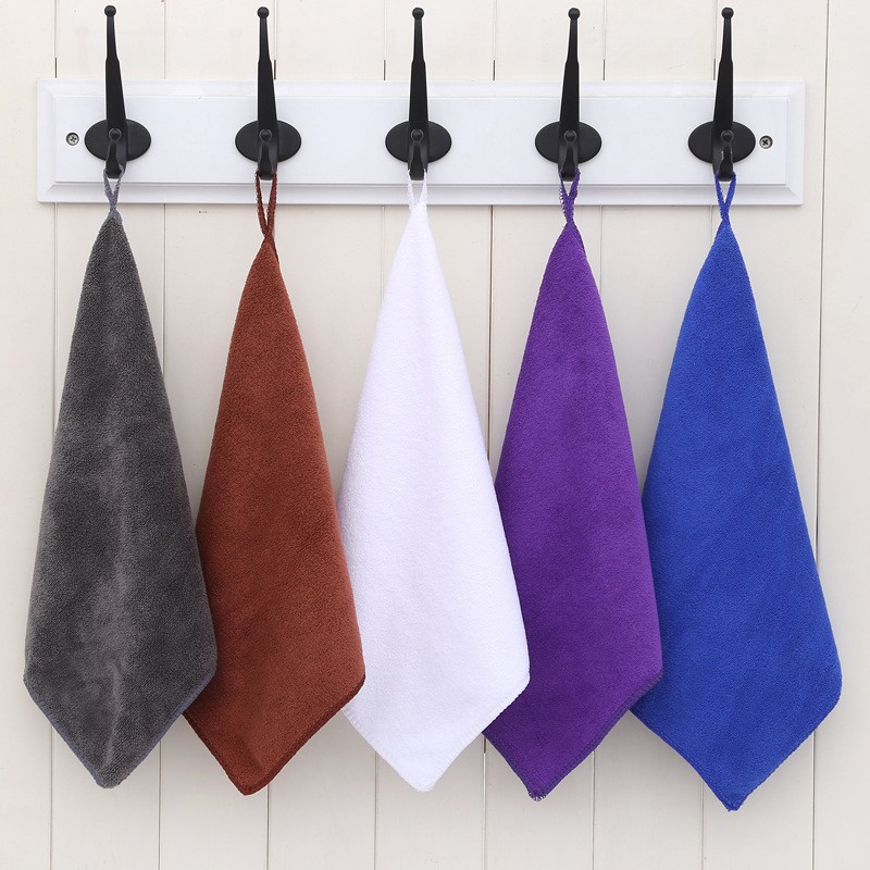 toalla especial de limpieza para tareas domésticas limpieza de cocina toalla de lavado de automóviles toalla cuadrada de microfibra absorbente gruesa