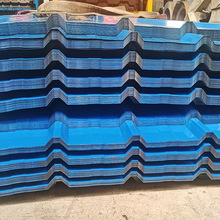 乐从彩钢瓦墙面彩钢波浪板围挡瓦楞板屋顶防水铁皮瓦型号齐钢构
