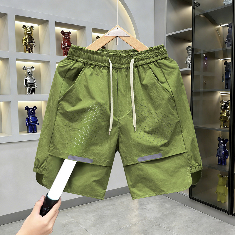Plus-Size Shorts, Sports Casual Pants, Men's Youth Trendy Loose Versatile Summer Thin Shorts for Men