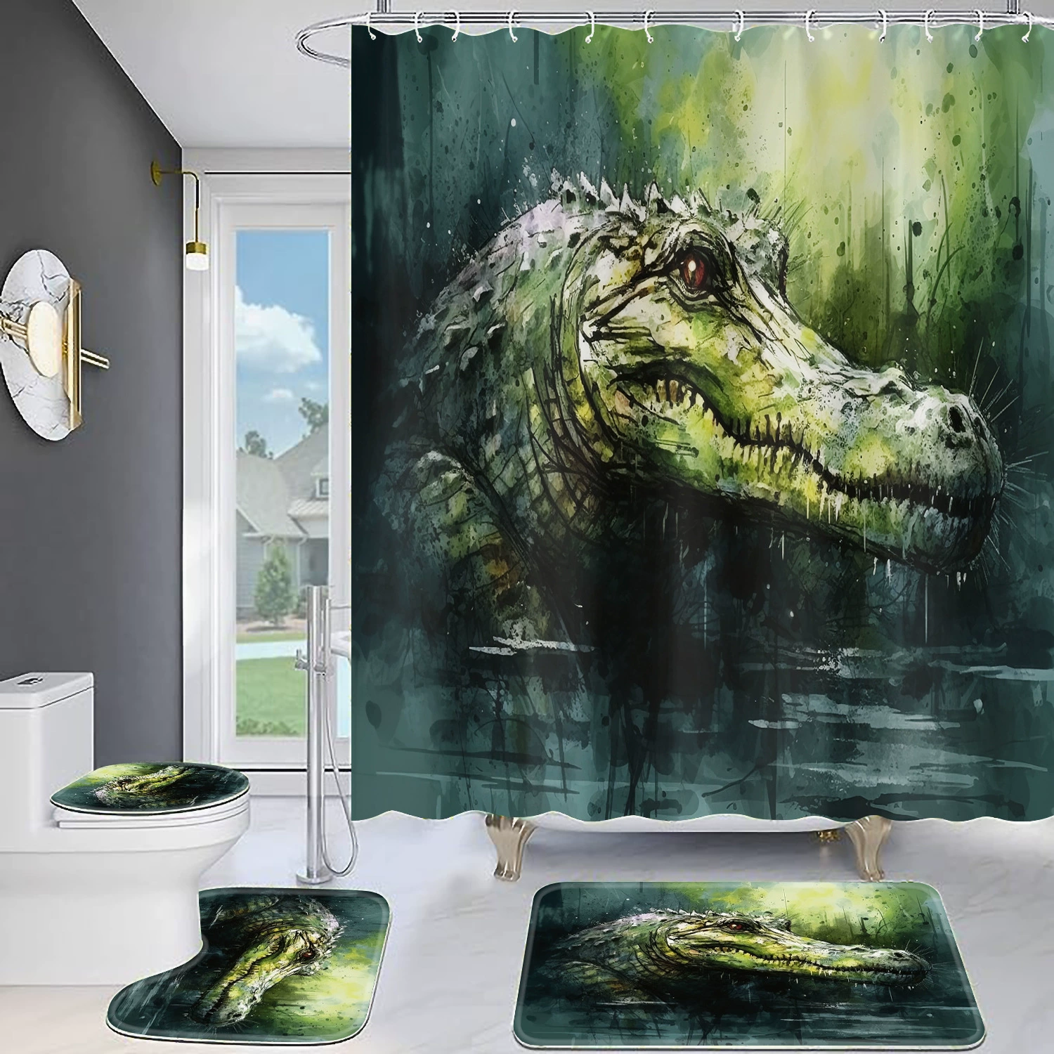 Занавеска, водонепроницаемая, для импорта