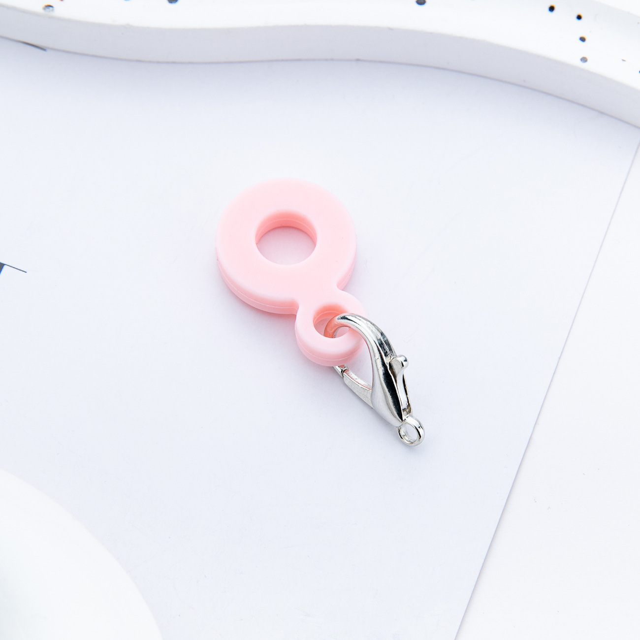 Colgante de paja de silicona DIY creativo adecuado para 8mm - 10mm taza de agua colgante de paja de silicona fábrica directa