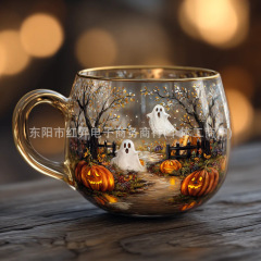 跨境新品Haunted Path Halloween Mug