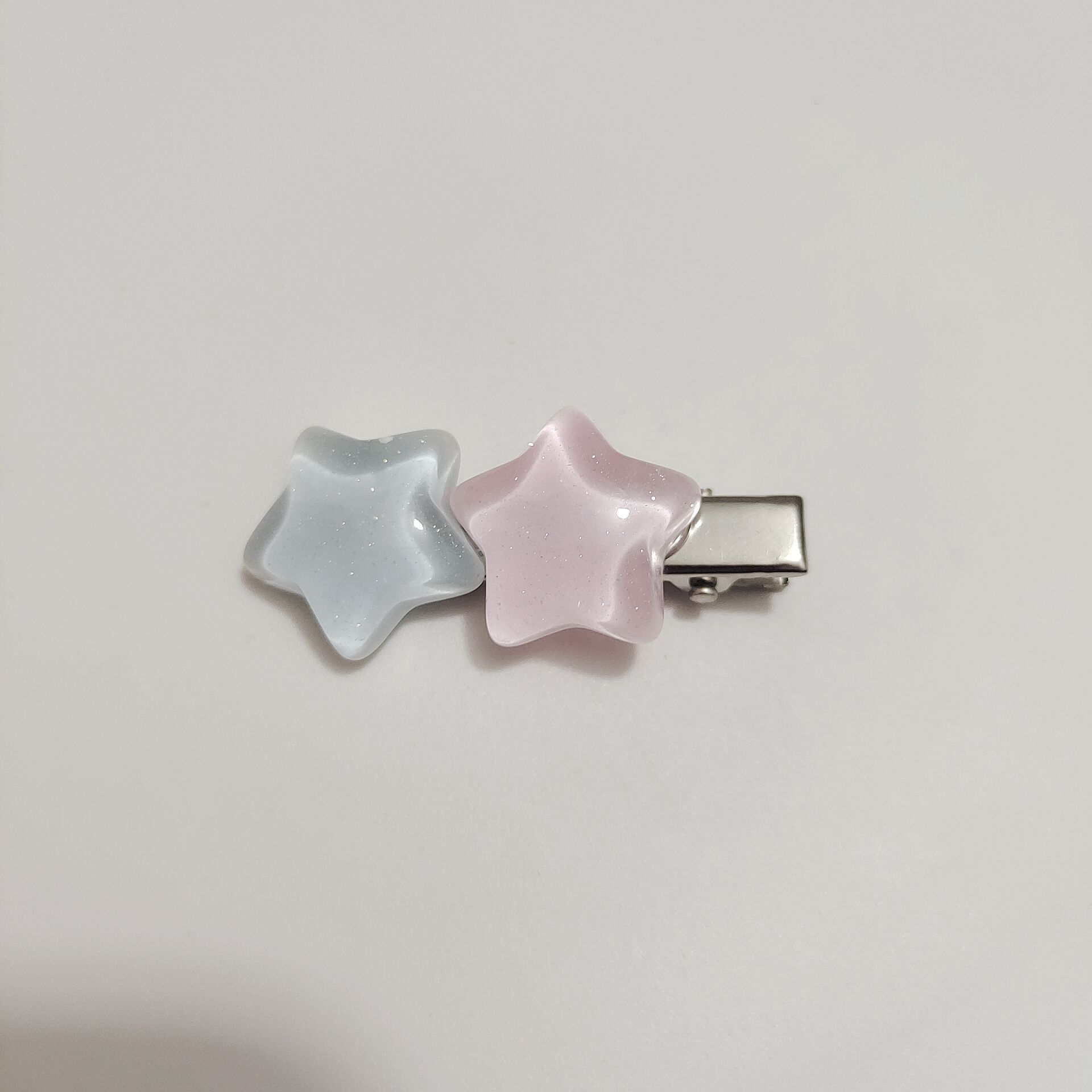 블루 파우더 스타 머리핀