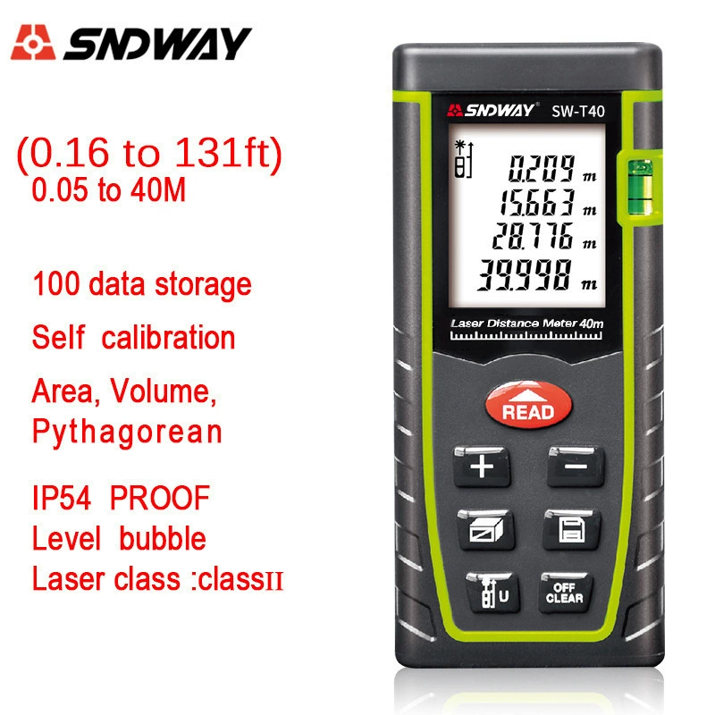 LDM-T40 laser ranging meter holding an electronic ruler infrared distance measuring instrument cross-overseas spacing measuring instrument