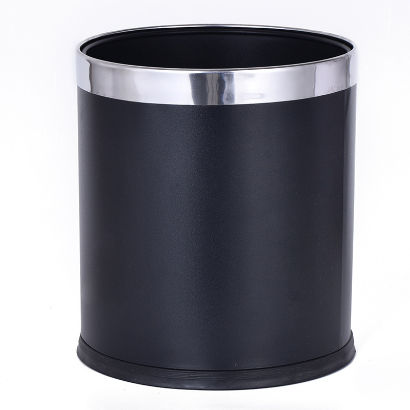 Hotel Room Trash Bin Large Square Round Toilet Hotel Flame Retardant Household Office Small Plastic Bucket