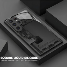 适用于三星S25ULTRA手机玻璃壳电路板GalaxyS21FE手机保护套A555G