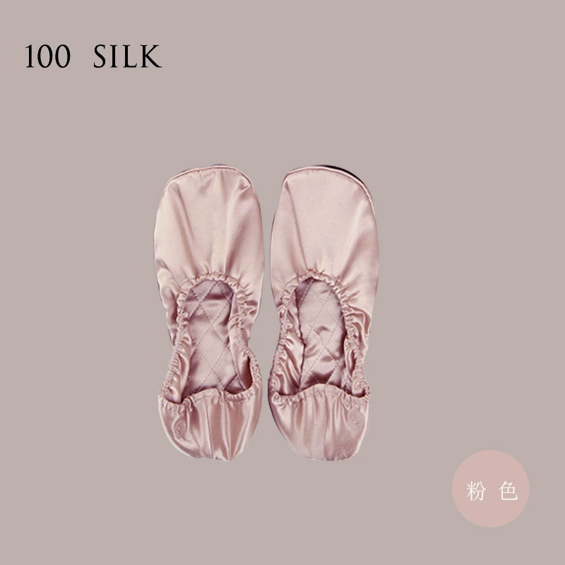 Новая домашняя шелковая домашняя обувь на мягкой подошве для женщин, производитель оптом, 100% тутовый шелк, простая дышащая шелковая домашняя обувь