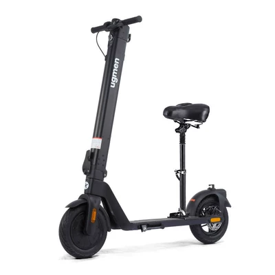 HX Joyful Long-Range Electric Scooter, Foldable Electric Vehicle for Adults, Portable Two-Wheel Shock-Absorbing Small Commuter Scooter (Qatlanan elektrik skuterlər) - d01-seat-range-of-50km