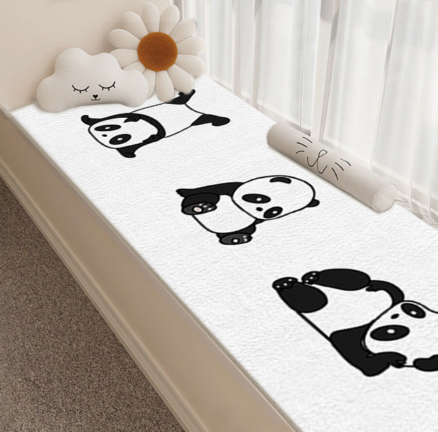 Ins fresco dormitorio cama manta hogar gran área gato-como alfombra de dibujos animados de Cachemira-como la ventana de la Bahía sala de estar mat