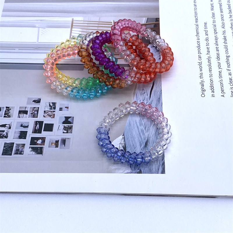 Triángulo gran teléfono bobina banda de pelo cuerda banda de goma mujer lazo de pelo un yuan dos yuanes tienda accesorios para el pelo accesorios cabeza