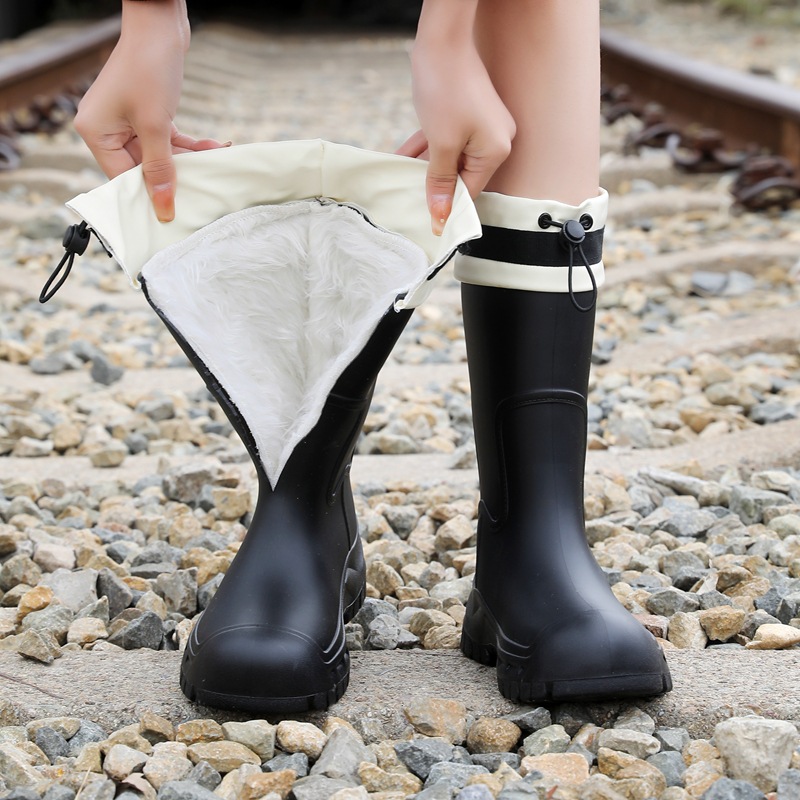 Botas de lluvia tipo Chelsea para mujer, antideslizantes, estilo casual, media caña, ideales para uso diario