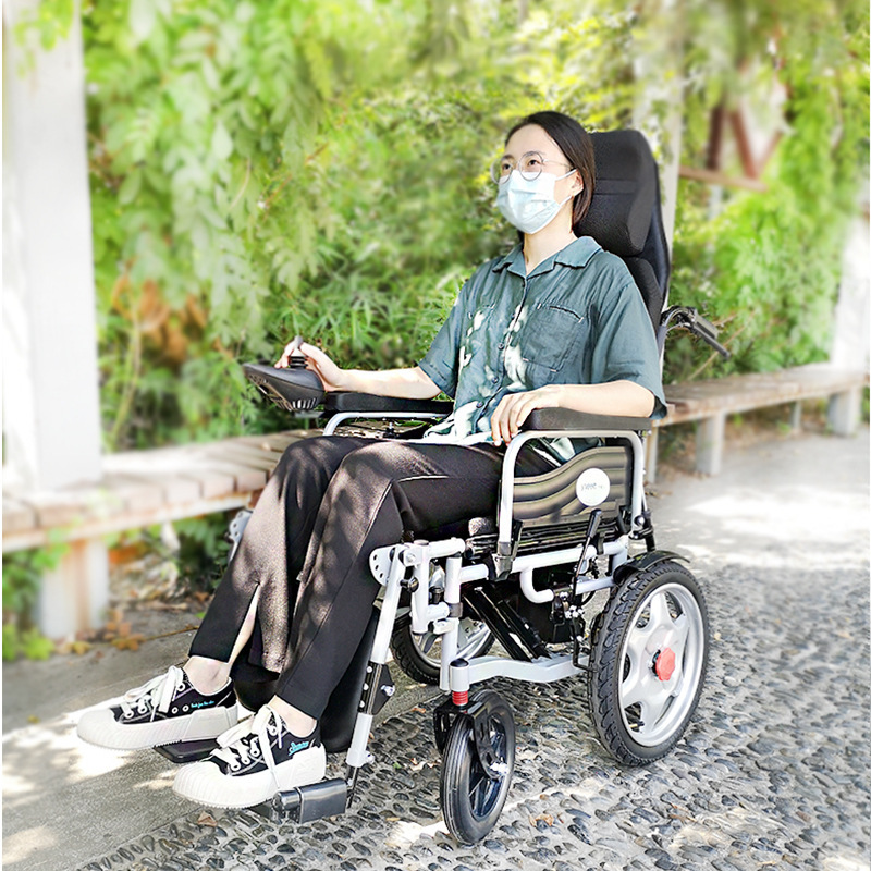 高齢者向けリクライニング電動車椅子、障害者向けインテリジェント全自動ハイバック折りたたみ式移動車椅子を工場直販|undefined