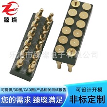 16pin�������ĸpogopin������B�����NƬ�ڻɲ��̽ᘳ���|�c�