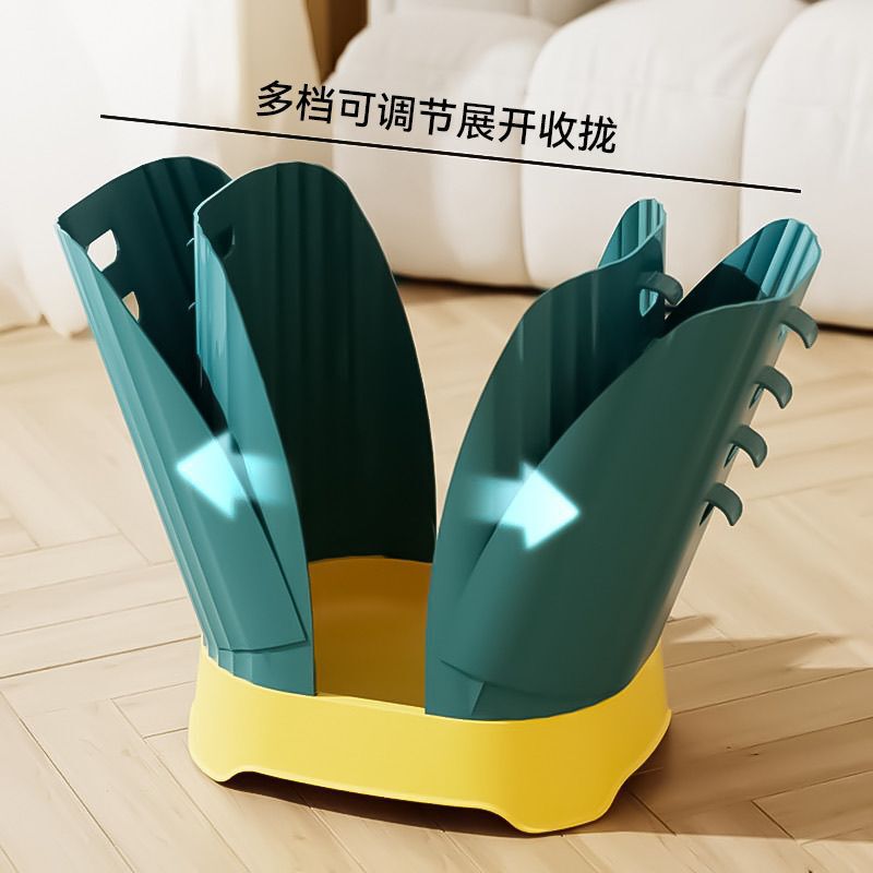 Adjustable Expandable Trash Can Kitchen Living Room Dormitory College Student Universal Desktop Trash Can Supermarket Garbage Bag