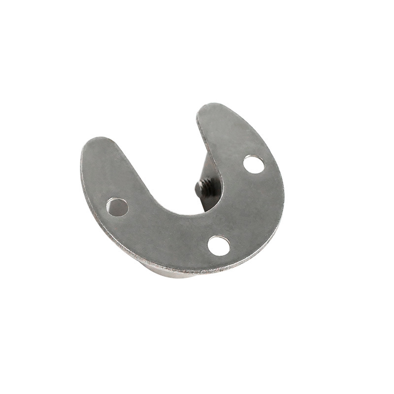 Brida de acero inoxidable gruesa abertura armario armario colgante barra de ropa base barra de soporte de ropa base de tubo circular al por mayor