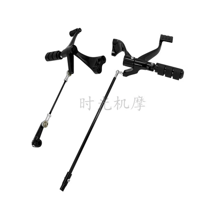 Harley Modified FroNt Pedal Bracket 04-23 Sportsster XL883 1200N X48 v72 Pedal Assembly (Motorcycle pedals) - 14-23-years-black