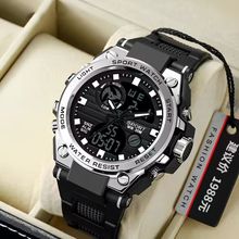 多功能手表男学生特种兵防水潮流初高中生青少年休闲运动型电子表