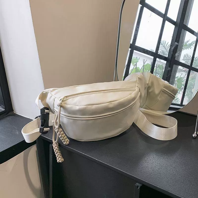 Summer trend shoulder bag for leisure, brand chest bag, belt bag