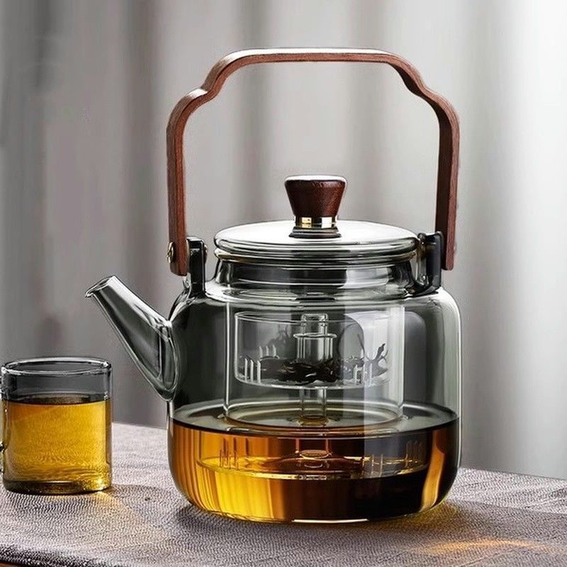 煮茶壶玻璃2025加厚耐高温家用单提梁花茶电陶炉烧水壶玻璃泡茶壶