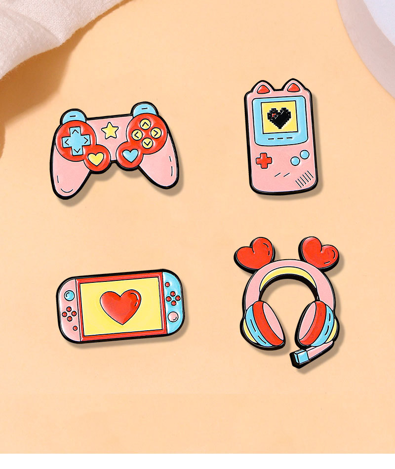10g Weight Brooches Classification Cute Sweet Pin Book Cartoon Badge Alloy Metal Enamel Unisex Brooches