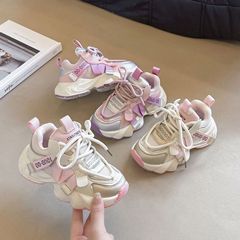 时尚女童老爹鞋2025新款爆款春秋儿童鞋子软底运动鞋女宝宝休闲鞋