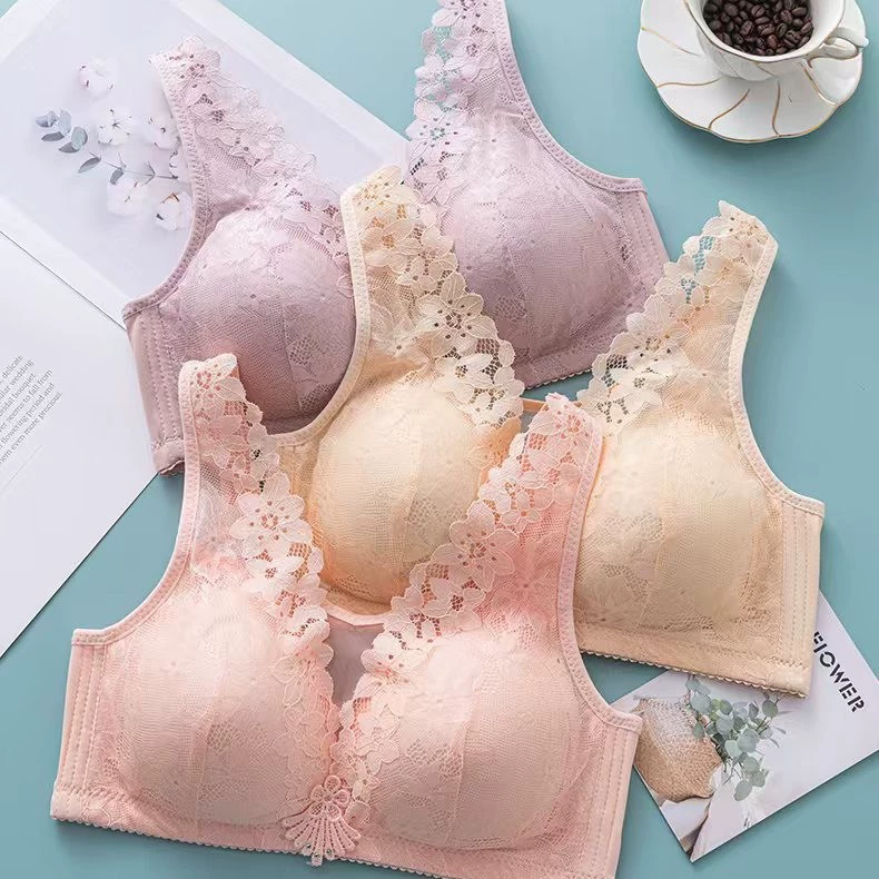 Jiaozhu 805 бюстгальтер без стального кольца Задняя средняя толстая чашка сексуальная сборка