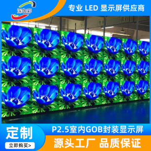 Gob Small-Pitch Module Led Display High-Definition Full-Color P2.5 P2 Indoor Flip-Chip Seamless In-Stock Supply
