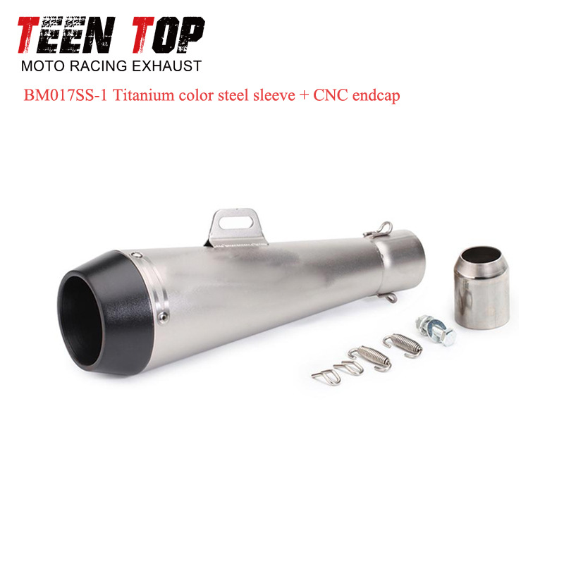 Motorcycle R3R6 Ninja Z250 Z800 Modified M4 Stainless Steel Large Displacement Exhaust Pipe