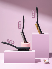 日本煤氣灶清潔刷子3個裝廚房用品油煙機灶台清潔工具鋼絲小刷子